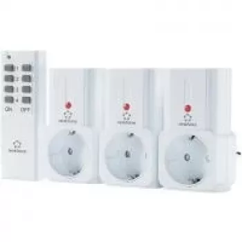 Conjunto de interruptores sem fios Renkforce 4 peças, alcance máx. 30 m, modelo 1208454