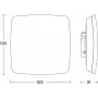 Detetor de presença Steinel True Presence UP KNX 056339 IP54 deteção de 360°