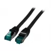 EFB-Elektronik Cabo de patch RJ45 Cat.6A S/FTP LSZH preto 5m Fabricante: EFB Elektronik (MK6001.5B)
