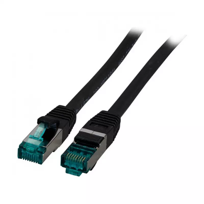 EFB-Elektronik Cabo de patch RJ45 Cat.6A S/FTP LSZH preto 5m Fabricante: EFB Elektronik (MK6001.5B)