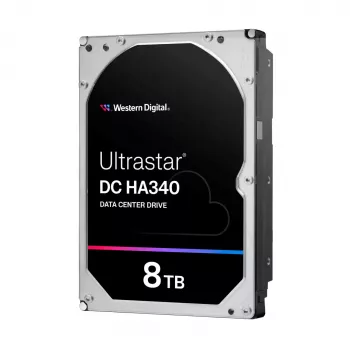 WD Ultrastar DC HA340 WUS721208BLE6L4 - Disco rígido - Data center - 8TB - interno - 3,5 (8,9 cm) - SATA 6Gb/s - 7200 rpm - Memória intermédia: 256MB (0B47078)