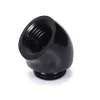 Alphacool 17590 adaptador a 45° G1/4 macho – G1/4 fêmea, preto
