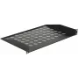 Prateleira de rack LOGON RAS203BL preto capacidade 30 kg 19 polegadas