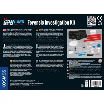 Spy Labs Incorporated Forensic Investigation Kit, conjuntos de detetive versão internacional