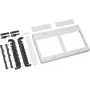 Hager UE22E4B. Cor do produto: preto, branco, material: plástico, número de produtos incluídos: 1 unid. Largura: 500 mm, profundidade: 125 mm, altura: 300 mm