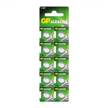 Pilhas alcalinas Mini GP A76/G13/LR44/157