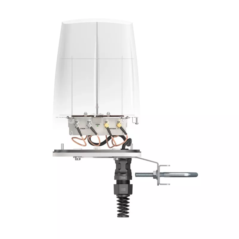 QuWireless QuSpot A360S antena LTE + Wi-Fi omnidirecional para Teltonika RUT360, PoE/LAN, 6 dBi, IP67, branca