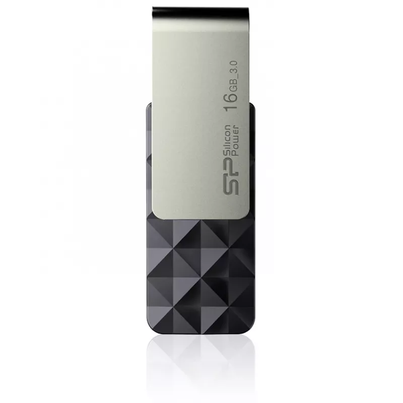 Silicon Power Blaze B30 SP016GBUF3B30V1K pen USB, 16 GB, USB 3.0, preta
