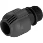 Conector para sistema de aspersão 25 mm > 1, conector preto/cinzento