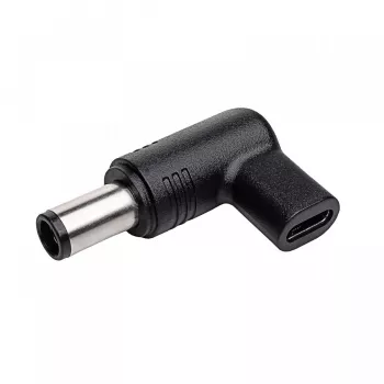 Akyga AK-ND-C08 adaptador de carregamento USB-C para DC 7,4 x 5,0 mm + pino para portáteis, 18,5-20 V, 100 W, para Dell