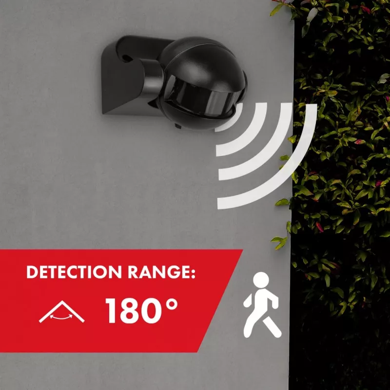 Detetor de movimento PIR MACLEAN MCE358 B/B – detetor de infravermelhos passivo para interiores