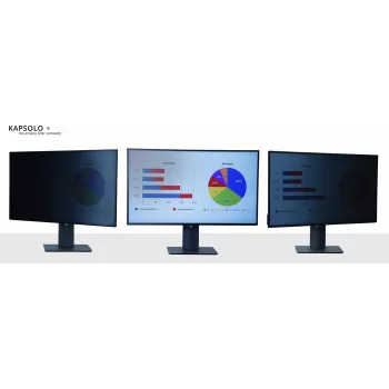 Película de privacidade Kapsolo KAPSOLO 4-Way Plug-In privacidade 46,73 cm (18,4