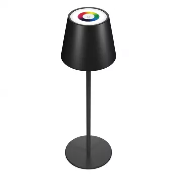 Candeeiro de mesa LED RealPower TableLight 360 RGB 3W preto