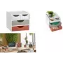 Caixa de gavetas CEP TERRA NOVA unidade de arrumação com 4 gavetas, acabamento White Sand Terracotta