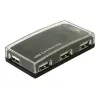 Hub USB DeLOCK 4 portas externo USB 2.0 480 Mbit/s