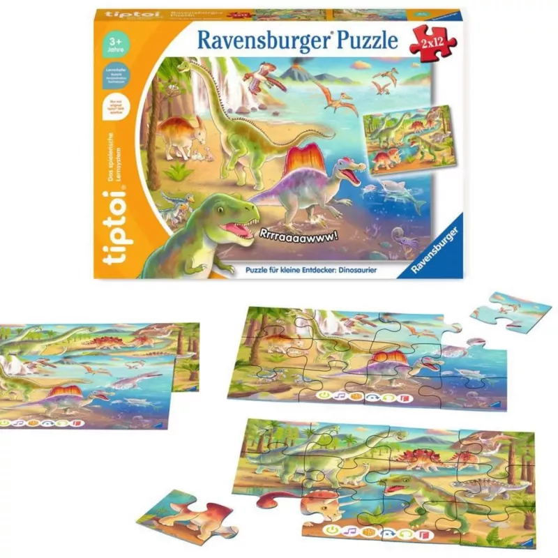 tiptoi Puzzle para jovens exploradores: Dinossauros