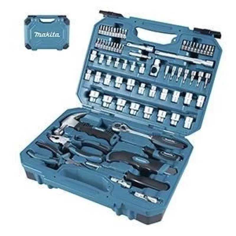 Conjunto de ferramentas de mecânica Makita E-10899 76 ferramentas