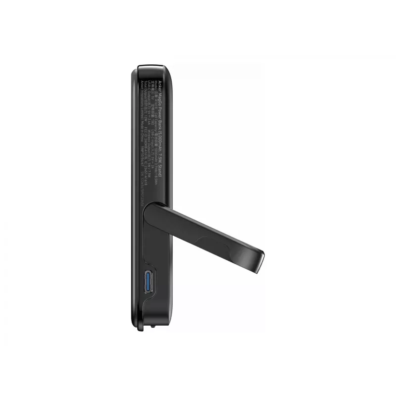 Carregador portátil Anker 322 MagGo — 5000 mAh, sem fios 12 W, preto
