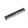 Extensão de energia Bachmann 912.006 3 tomadas AC preto prateado