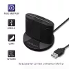 Leitor de cartões inteligentes Qoltec 50632 USB 2.0 preto cabo 1m