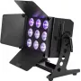Luz LED PAR EUROLITE CLS-9 QCL RGB/WW 9x7W — washer de palco compacto com 9 x 7W LEDs RGB/WW