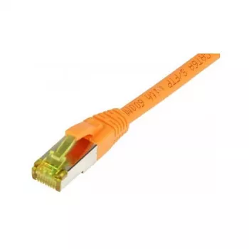 Cabo de rede RJ45, CAT6A 500MHz, 15m, laranja, S-STP (S/FTP), TPE/LSZH (Ultraflex), AWG26, com cabo bruto Cat.7, Synergy 21 (S217694)