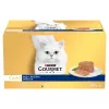 Comida húmida para gatos multipack Purina Nestlé Gourmet Gold Mus Mix 48×85 g latas mix de variedades