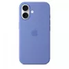 Capa de silicone para iPhone 16 com MagSafe - periwinkle