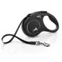 Flexi New CLASSIC 5 m Preto Trela retrátil para cães