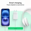 Fonte de alimentação Green Cell PowerSource Solo30 30W branca — carregador USB-C, 30 W de potência de saída