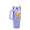 Paladone Minecraft copo isolado roxo com palhinha, 900 ml
