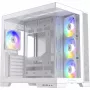 Caixa de PC Silentware View A-RGB White VIEWWHITE — Mid-Tower com iluminação A-RGB, versão branca