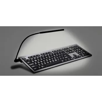 Logickeyboard LL-preto USB lâmpada para gadget preta