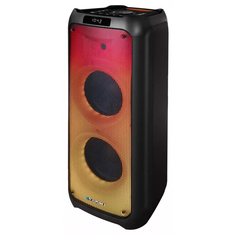 Sistema de karaoke Blaupunkt PB10DB 1000W microfone com fio indicador LED