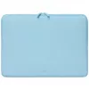 Capa para portátil Rivacase Riva Szuzuka 15,6 polegadas Azul pastel, capa protetora acolchoada