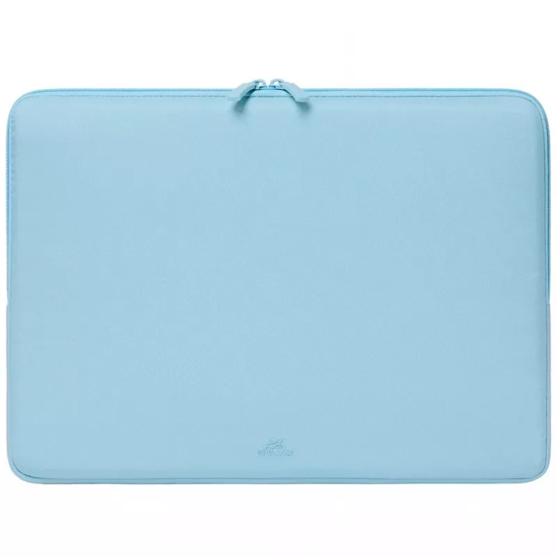 Capa para portátil Rivacase Riva Szuzuka 15,6 polegadas Azul pastel, capa protetora acolchoada
