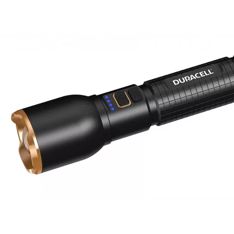 Lanterna Duracell DF3000R, preta