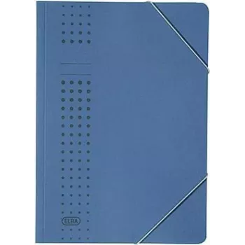 ELBA pasta com elástico chic 400010108 DIN A4 150 fl. cartão azul-escuro (400010108)