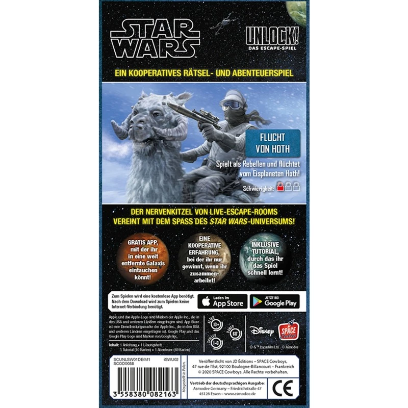 Unlock - Fuga de Hoth, jogo de festa