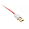 Cabo USB Ducky Premicord 1,8 m USB A USB C Rosa