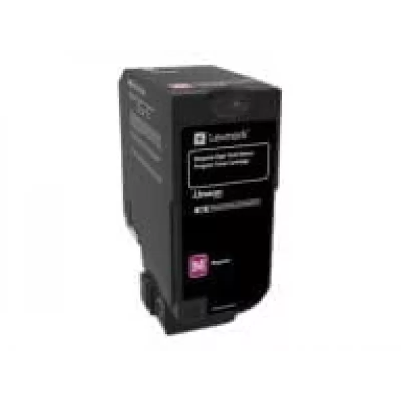 Lexmark 74C2HM0 Cartucho de toner de retorno, magenta, alto rendimento