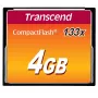 Cartão de memória flash Transcend 4GB CompactFlash 133x TS4GCF133
