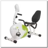 Bicicleta estática magnética horizontal branca e verde HMS R9259