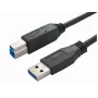 Cabo USB Bachmann 917.1205 USB 3.2 Gen 1 1 m USB-A USB-B preto