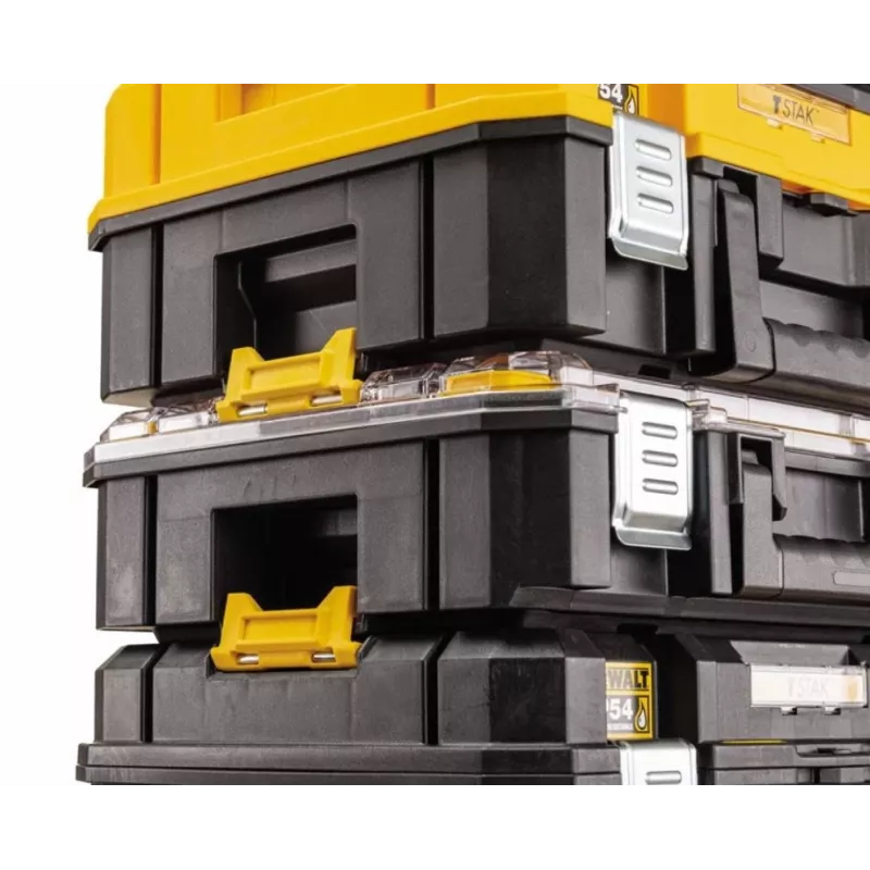 Mala funda DeWalt DWST83343-1 TSTAK 2.0, policarbonato, preto/amarelo, 440x333x323 mm
