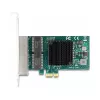 Placa DeLOCK PCI Express x1 para 4 x RJ45 Gigabit LAN BCM