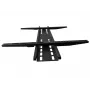 Suporte de parede para TV TRACER TRAUCH47657 — suporte de parede em metal, VESA até 600x400, capacidade de carga 50 kg, largura 675 mm, profundidade 55 mm