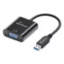 Adaptador de cabo de vídeo MediaRange MRCS230 0,2 m USB Type-A VGA D-Sub preto