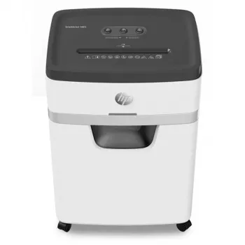 Destruidora de documentos HP OneShred 18CC corte em partículas 65 dB 22 cm branco, preto