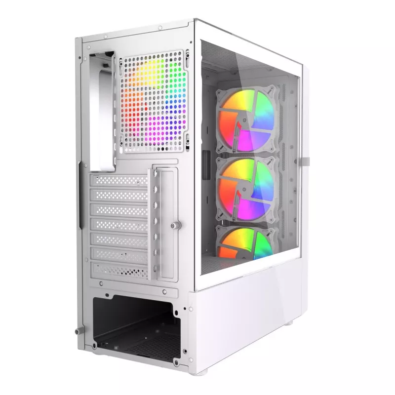 Caixa de PC Midi-Tower Fornax 4300 ATX branco